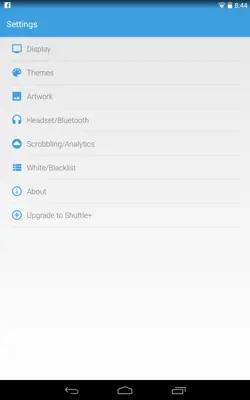 Shuttle Music Player android App screenshot 3